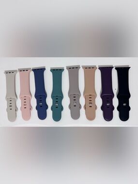 Lerobo 8 Sport Bands Compatible with Apple Watch (38/40/41mm), Premium silicone